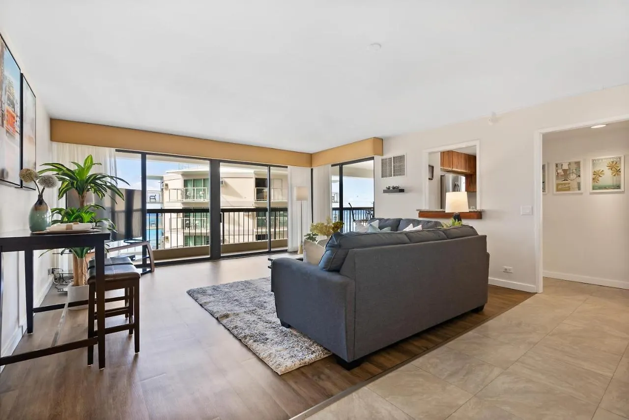 Spacious Waikiki Beach 2Br-Ocean View-Free Parking Honolulu 0*,  United States
